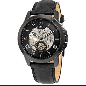 Grant Black Skeleton Dial Automatic Men's Watch